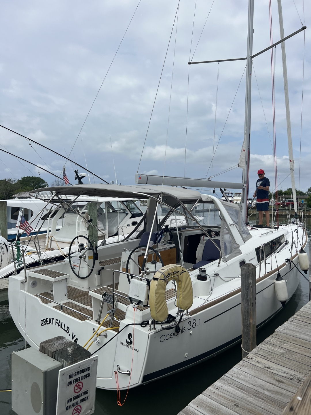 Beneteau Oceanis 38.1 at dock